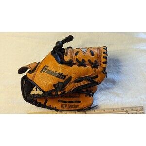 Franklin RTP Leather 4624-53 VINTAGE Child's Baseball Glove 9 1/2"